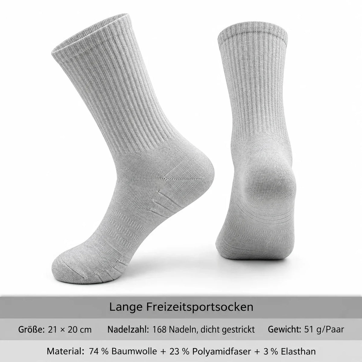 👑🔥Bequeme Baumwollsocken für Alltag & Freizeit – weich, elastisch & angenehm zu tragen
