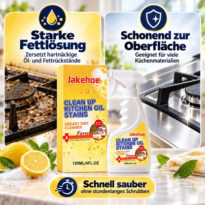 👑LETZTER TAG: 50 % RABATT⏰ – Küchen-Fettlöser gegen hartnäckige Öl- & Fettflecken