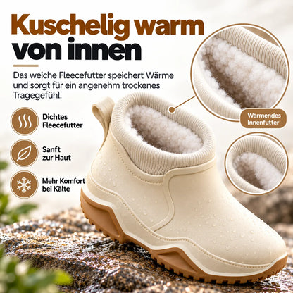 🧸 Damen-Regenboots – kuschelig gefüttert, stilvoll kombiniert 👢