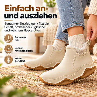 🧸 Damen-Regenboots – kuschelig gefüttert, stilvoll kombiniert 👢