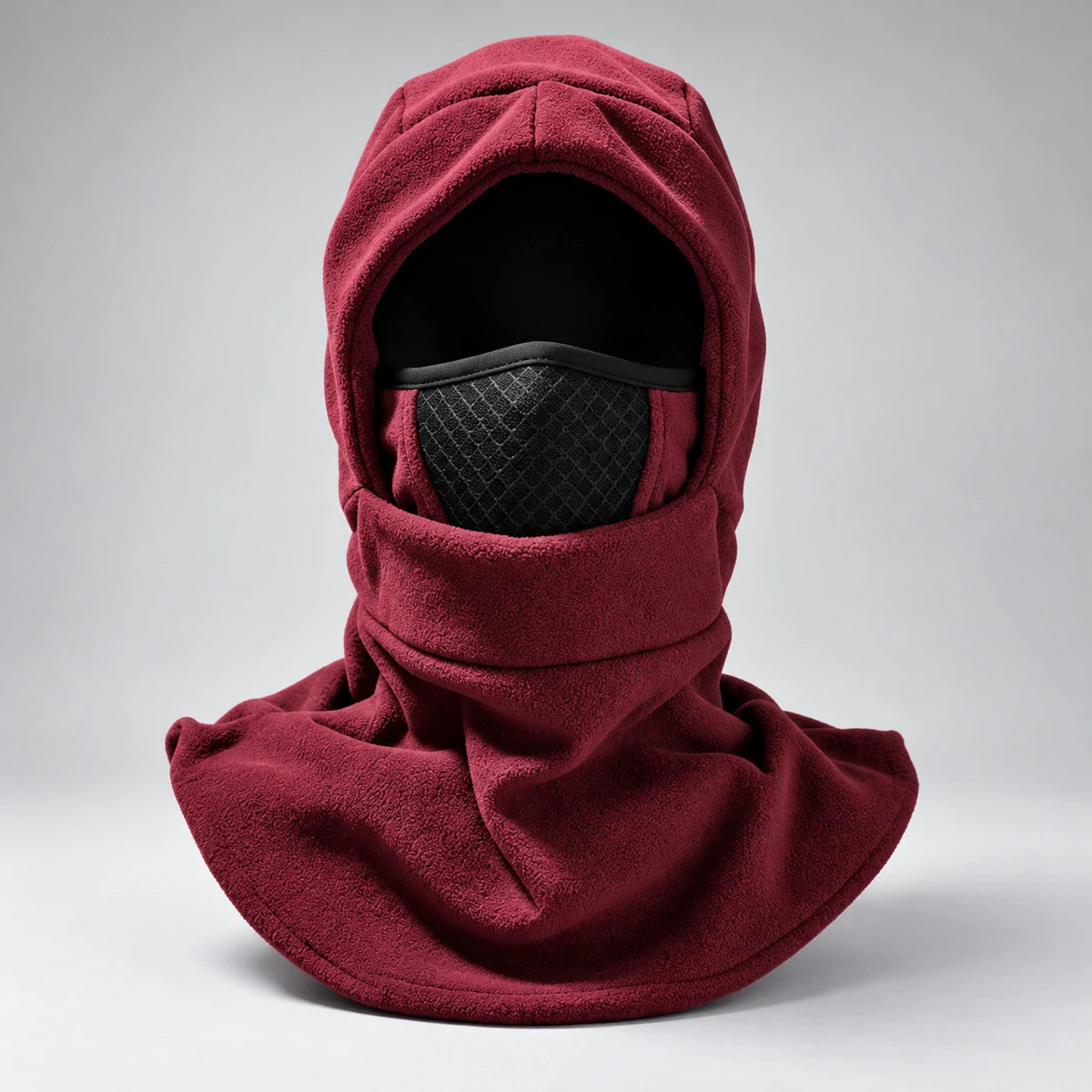 ✨❄️ 3-in-1 Thermo-Sturmhaube mit Fleece – Warme Kapuze mit Gesichtsmaske & Halswärmer für kalte Wintertage