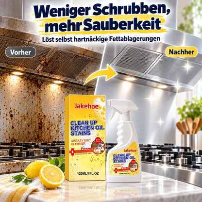 👑LETZTER TAG: 50 % RABATT⏰ – Küchen-Fettlöser gegen hartnäckige Öl- & Fettflecken