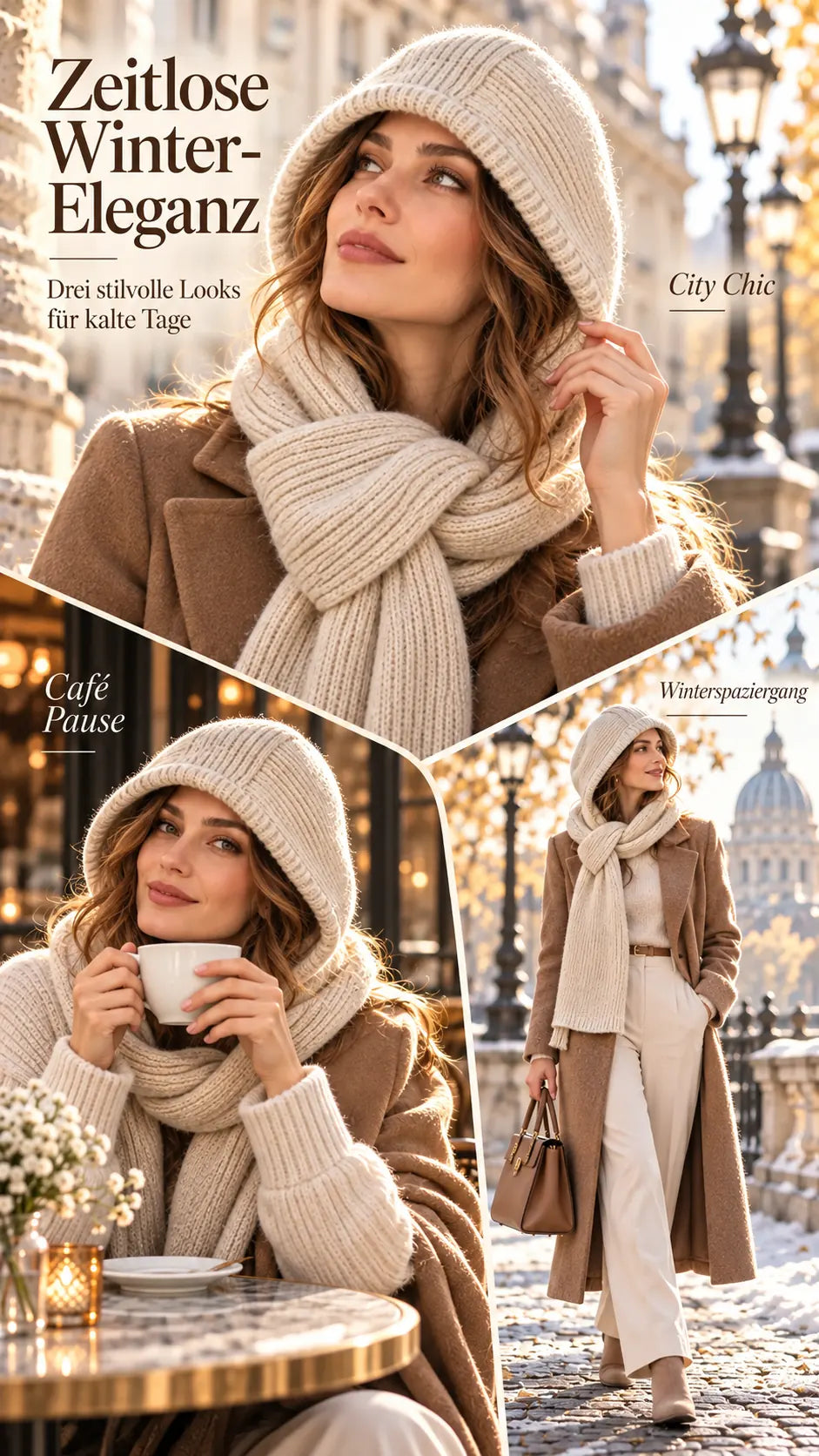 ✨ LETZTER TAG – 49 % RABATT 🔥❄️ Luxuriöser Damen-Kapuzenschal aus weichem Premium-Strick – Kaschmir-Gefühl & eleganter Winter-Look für jeden Anlass