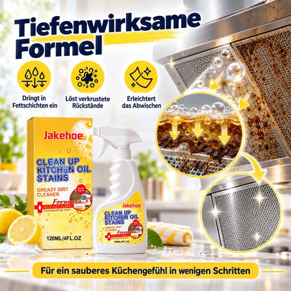 👑LETZTER TAG: 50 % RABATT⏰ – Küchen-Fettlöser gegen hartnäckige Öl- & Fettflecken