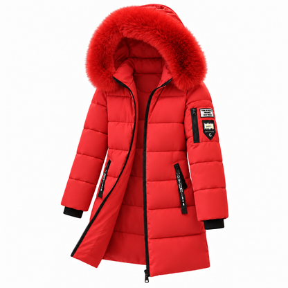 🚨 Winter-Bestseller: Jetzt 49% sparen! Warmer Damen-Wintermantel mit Kapuze und abnehmbarem Fellkragen
