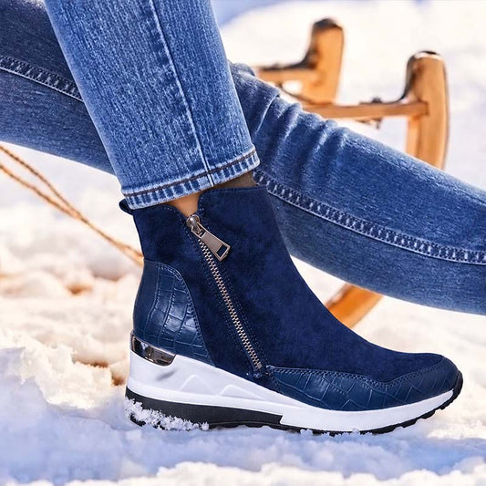 🔥 LETZTER TAG: 49 % RABATT | Orthopädische, wasserdichte Leder-Schneestiefel mit Wollfutter