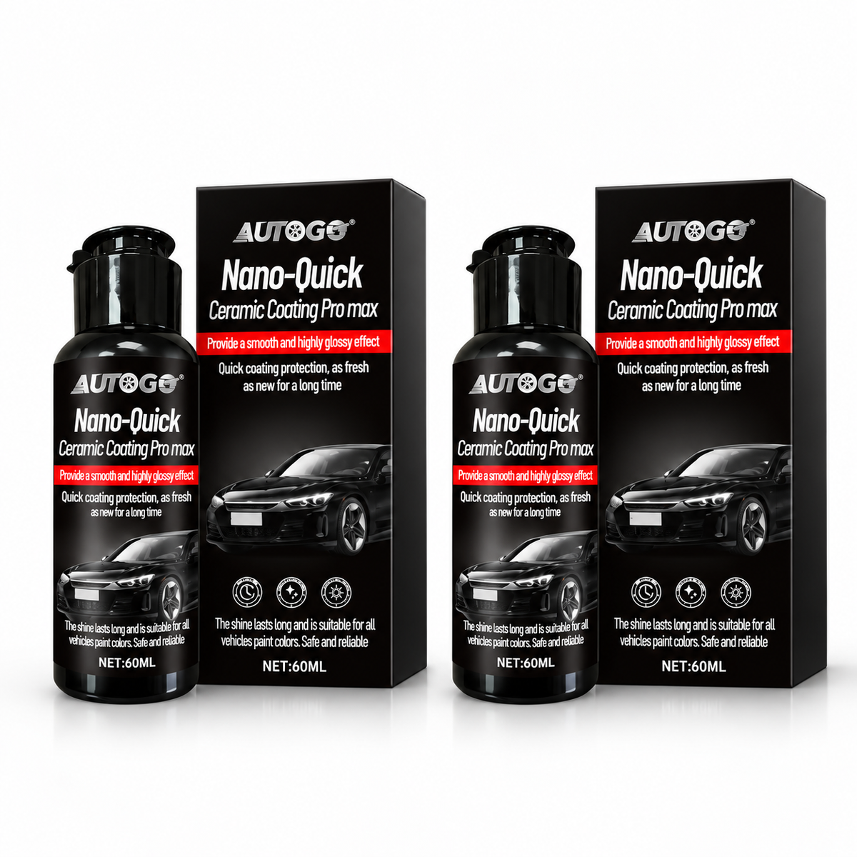 ✨ LETZTER TAG – 49 % RABATT 🔥 AUTOGO Nano-Keramikbeschichtung für Autolack mit Glanzfinish & einfacher Anwendung