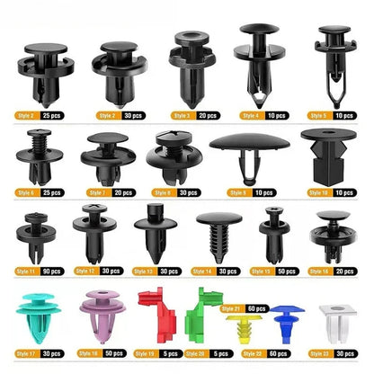 635-teiliges Auto-Clips & Befestigungsset – 22 Größen für Stoßfänger & Innenverkleidung