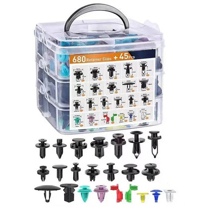 635-teiliges Auto-Clips & Befestigungsset – 22 Größen für Stoßfänger & Innenverkleidung