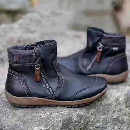 🔥 Letzter Tag: 50 % Rabatt – Wasserdichte orthopädische Damen-Lederstiefeletten