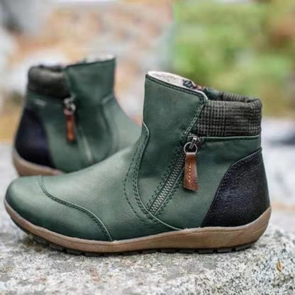 🔥 Letzter Tag: 50 % Rabatt – Wasserdichte orthopädische Damen-Lederstiefeletten