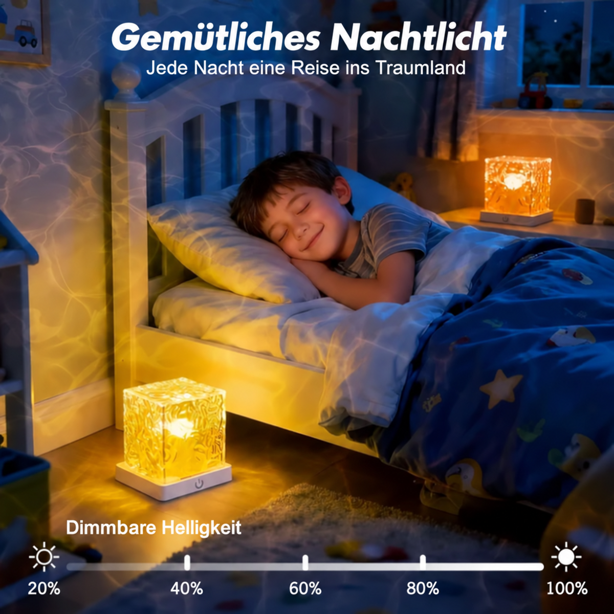 🌊Nur heute: BIS ZU 79 % RABATT 🔥 16-Farben Wasserwellen-Würfellampe mit stimmungsvollen Lichteffekten ✨