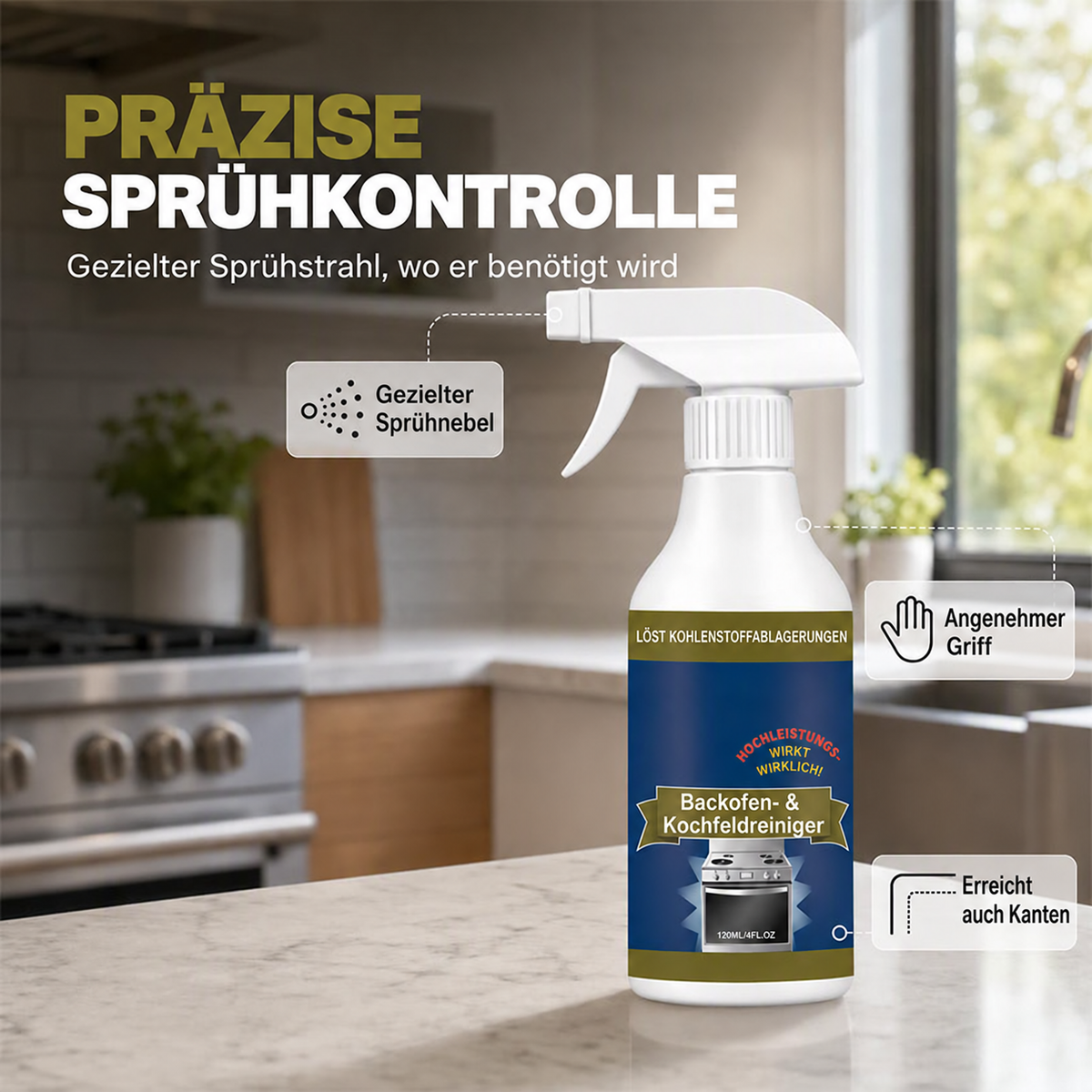 🌻Kraftreiniger-Spray für Backofen & Kochfeld