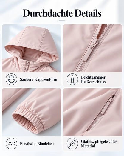 ⚡ LETZTER TAG – 49 % RABATT❄️ Leichte Damen-Daunenjacke mit Kapuze – 90 % Entendaunen & kuschelige Wollfüllung