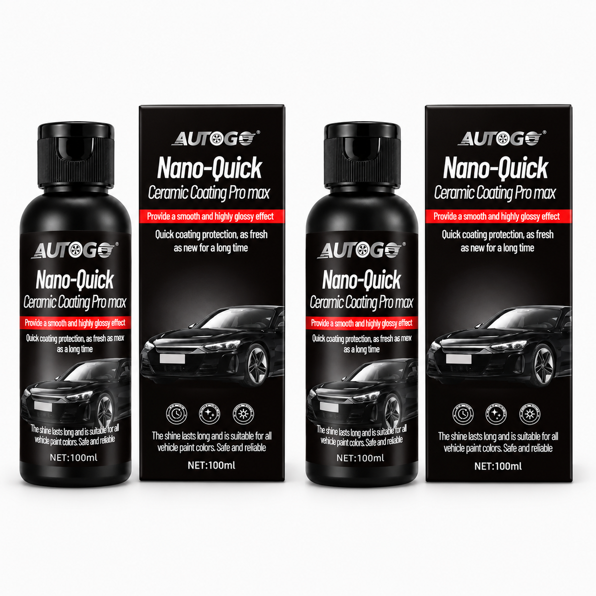 ✨ LETZTER TAG – 49 % RABATT 🔥 AUTOGO Nano-Keramikbeschichtung für Autolack mit Glanzfinish & einfacher Anwendung