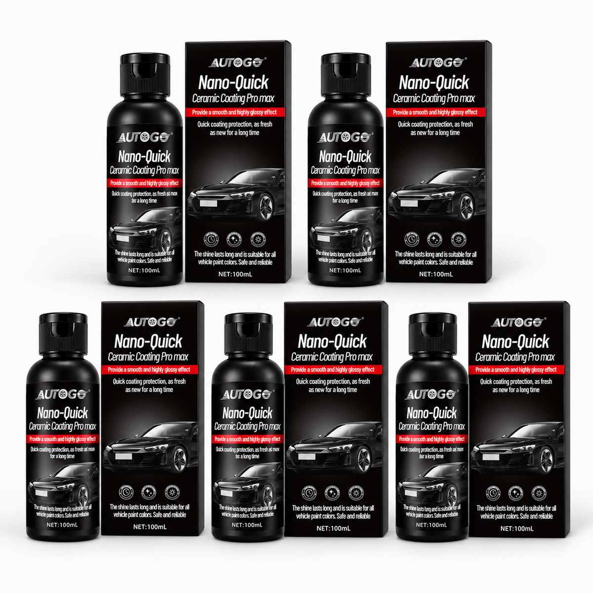 ✨ LETZTER TAG – 49 % RABATT 🔥 AUTOGO Nano-Keramikbeschichtung für Autolack mit Glanzfinish & einfacher Anwendung