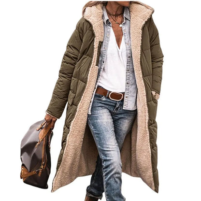 👑 Bestseller – Über 80.000 verkauft 🔥 Wendbare, wattierte Slim-Fit-Mantel mit Kapuze 🚀 Kostenloser Versand