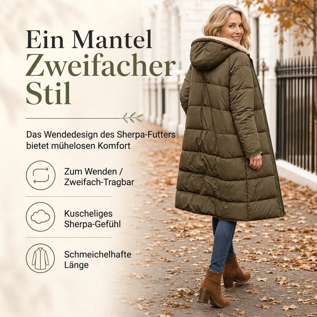 👑 Bestseller – Über 80.000 verkauft 🔥 Wendbare, wattierte Slim-Fit-Mantel mit Kapuze 🚀 Kostenloser Versand