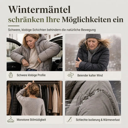 Manteau matelassé réversible pour femme avec capuche