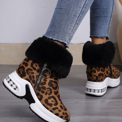 👑🔥 84 % RABATT – Jetzt schon für den Winter sichern | Warme Plüsch-Stiefeletten für Damen ❄️