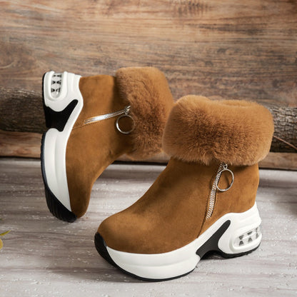 👑🔥 84 % RABATT – Jetzt schon für den Winter sichern | Warme Plüsch-Stiefeletten für Damen ❄️