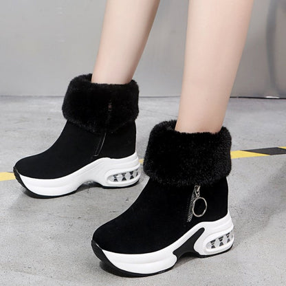 👑🔥 84 % RABATT – Jetzt schon für den Winter sichern | Warme Plüsch-Stiefeletten für Damen ❄️