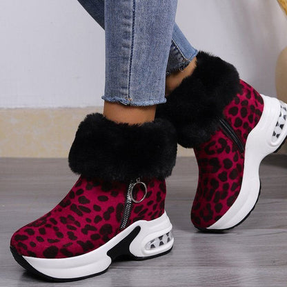 👑🔥 84 % RABATT – Jetzt schon für den Winter sichern | Warme Plüsch-Stiefeletten für Damen ❄️