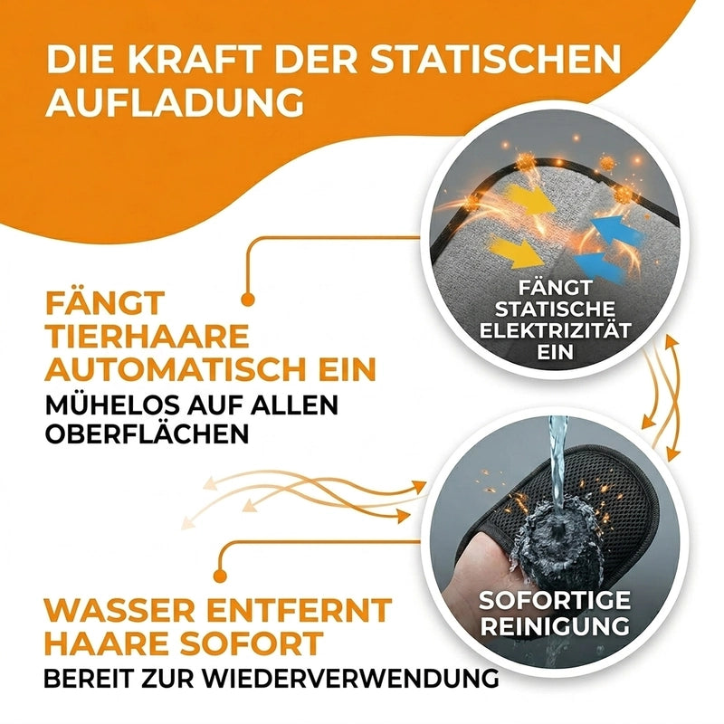 👑 49 % RABATT! ❄️ Der revolutionäre Handschuh für ein haarfreies Zuhause