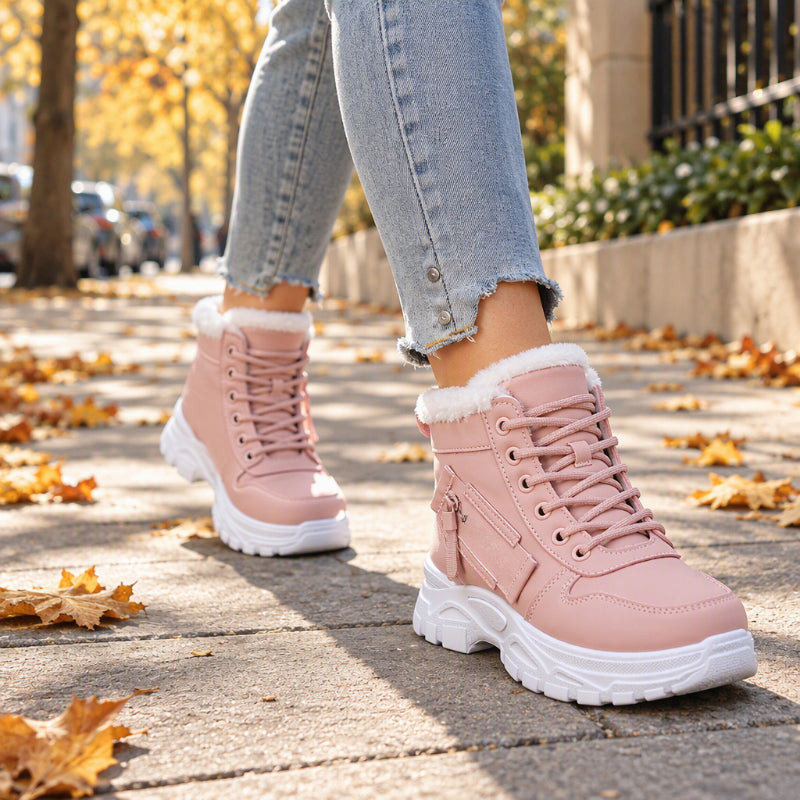 👑❄️ 50% RABATT – nur heute! ❄️ Warme Damen-Winter-Stiefeletten mit Plüschfutter – bequem & kuschelig warm