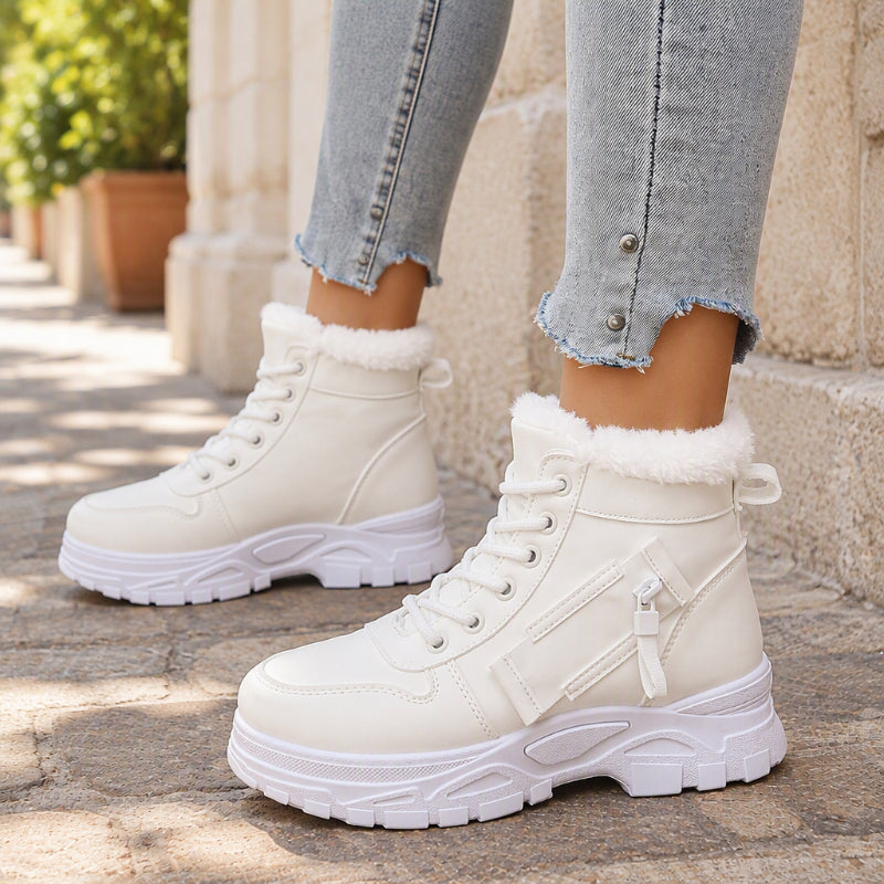 👑❄️ 50% RABATT – nur heute! ❄️ Warme Damen-Winter-Stiefeletten mit Plüschfutter – bequem & kuschelig warm