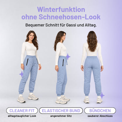 👑❄️ 50% RABATT – nur heute! ❄️Gefütterte Thermo-Funktionshose – ideal für kalte Gassirunden
