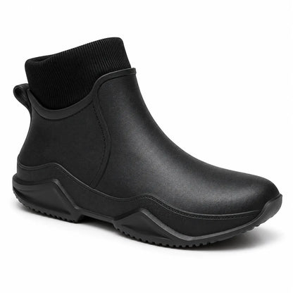 🧸 Damen-Regenboots – kuschelig gefüttert, stilvoll kombiniert 👢