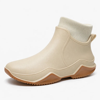 🧸 Damen-Regenboots – kuschelig gefüttert, stilvoll kombiniert 👢