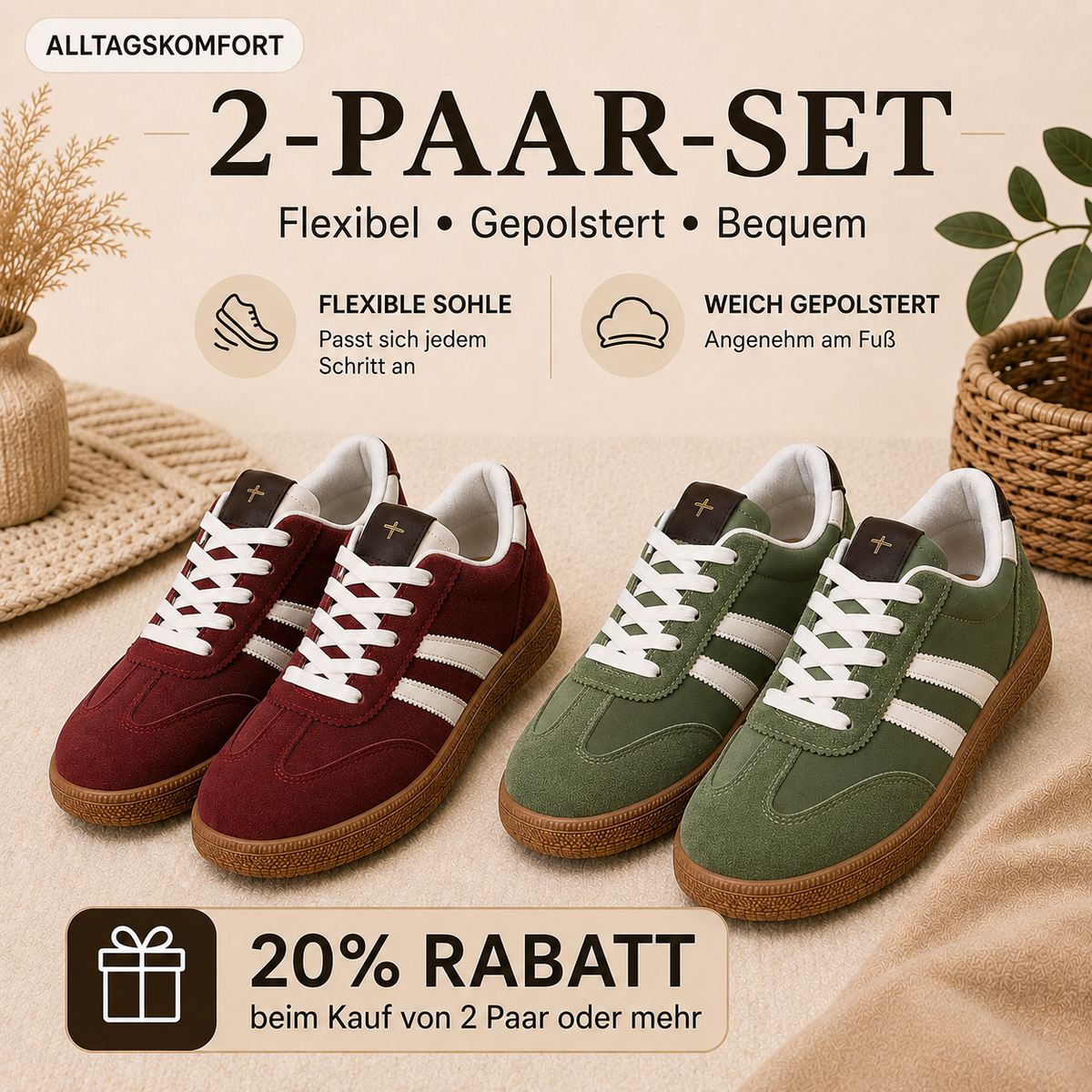 Mara | Bequeme Retro-Sneaker für Damen