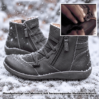 🔥 Letzter Tag: 50 % Rabatt – Wasserdichte orthopädische Damen-Lederstiefeletten