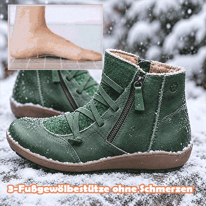 🔥 Letzter Tag: 50 % Rabatt – Wasserdichte orthopädische Damen-Lederstiefeletten