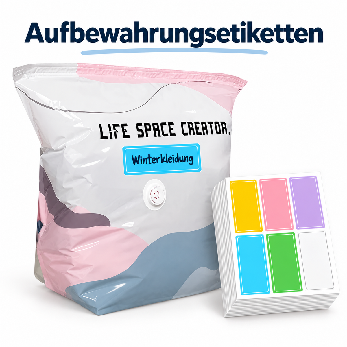 ⏰60 Aufbewahrungsetiketten für Aufbewahrungsbeutel