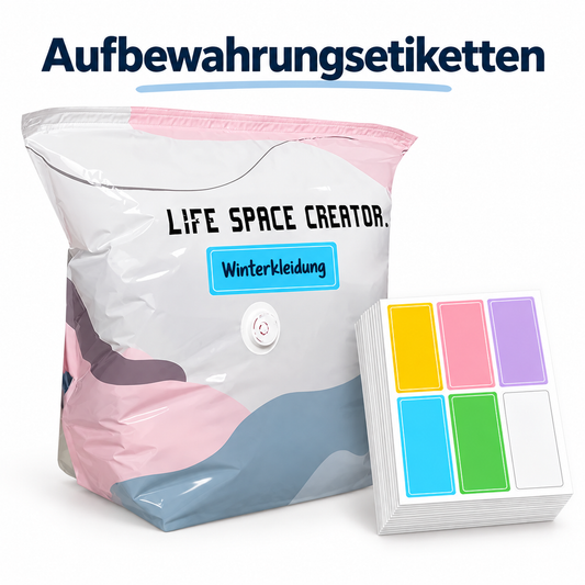 ⏰60 Aufbewahrungsetiketten für Aufbewahrungsbeutel