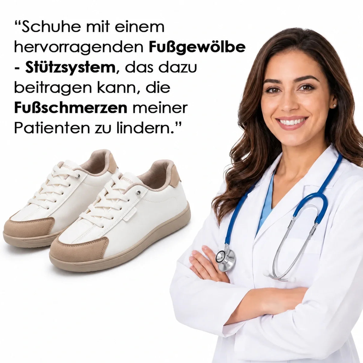 ✨Nur heute: BIS ZU 45 % RABATT🔥 Komfort-Walkingschuhe mit Fußgewölbe-Unterstützung – Dämpfend & Rutschfest