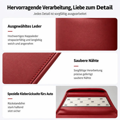🔥 BIS ZU 81 % RABATT – Auto-Organizer aus Echtleder – Auslaufsicher, stilvoll & praktisch 🚗