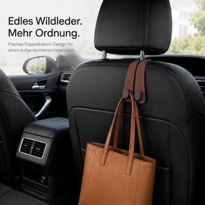 🌟Nur heute: BIS ZU 47 % RABATT😍  Luxus-Doppelhaken für Auto-Kopfstützen – Mehr Ordnung & Stil im Auto! 🚗✨