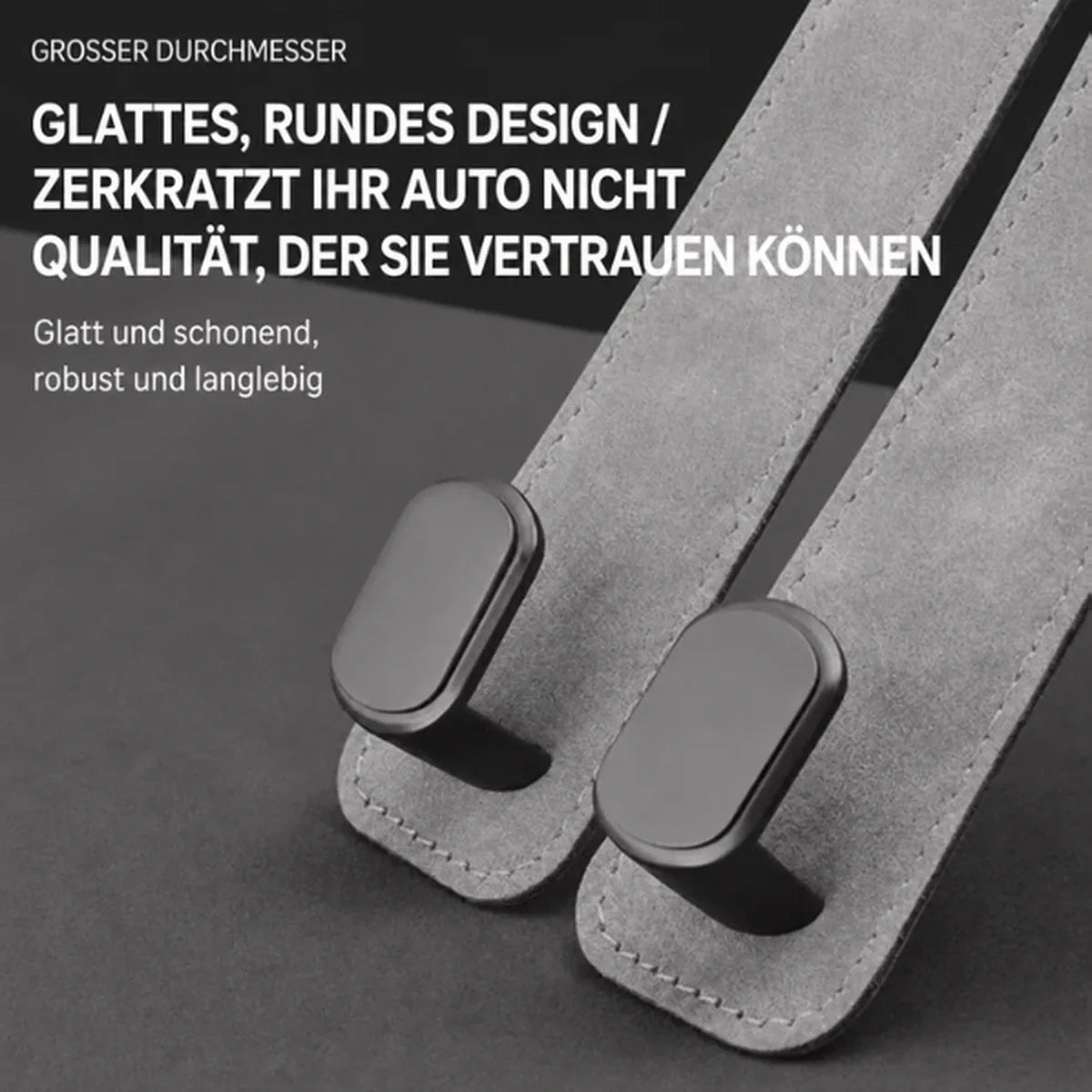🌟Nur heute: BIS ZU 47 % RABATT😍  Luxus-Doppelhaken für Auto-Kopfstützen – Mehr Ordnung & Stil im Auto! 🚗✨