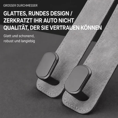 🌟Nur heute: BIS ZU 47 % RABATT😍  Luxus-Doppelhaken für Auto-Kopfstützen – Mehr Ordnung & Stil im Auto! 🚗✨