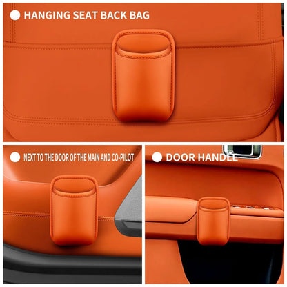 🔥 BIS ZU 81 % RABATT – Auto-Organizer aus Echtleder – Auslaufsicher, stilvoll & praktisch 🚗