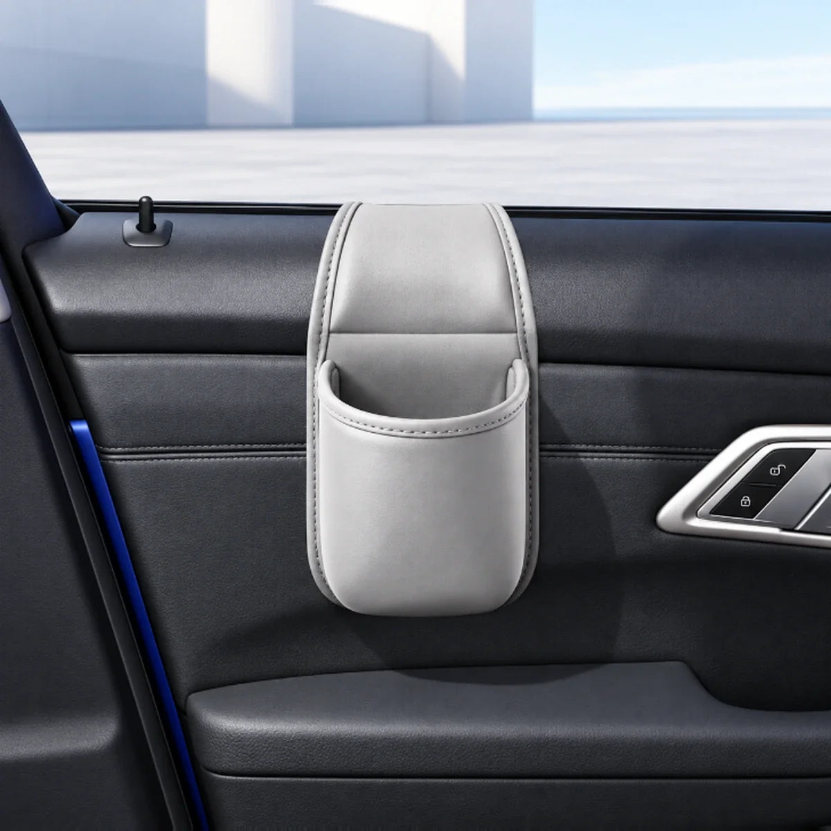 🔥 BIS ZU 81 % RABATT – Auto-Organizer aus Echtleder – Auslaufsicher, stilvoll & praktisch 🚗