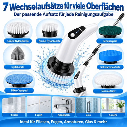 Wechselbare Reinigungsaufsätze – Lieferumfang je nach Set