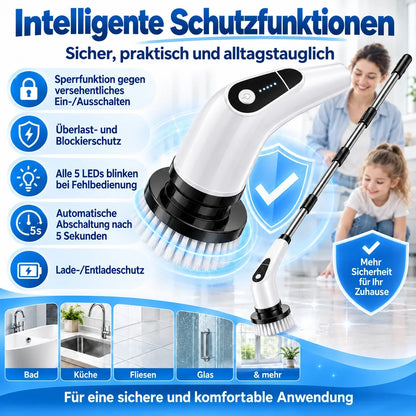 Schutzfunktionen des elektrischen Spin-Schrubbers