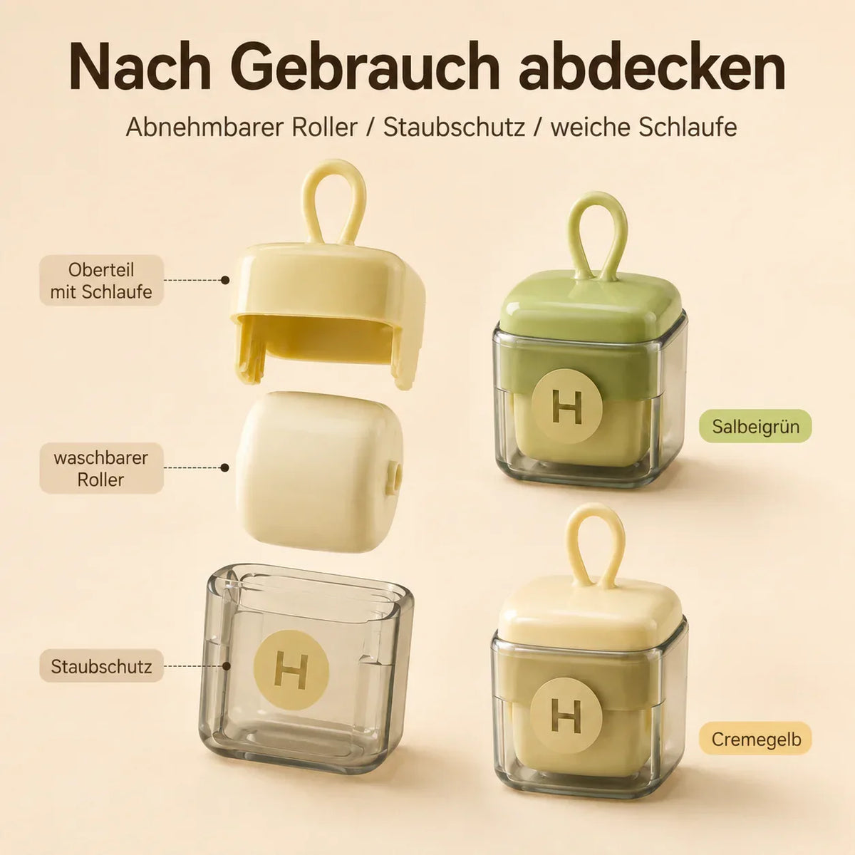 Waschbarer Mini-Fusselroller – Produktbild 6